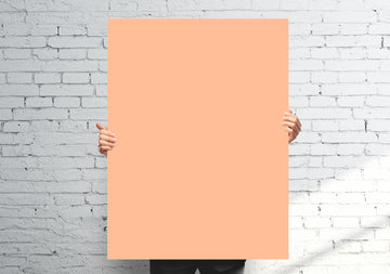 Peach Fuzz Solid Vinyl Photography Backdrops - Vinyl Backdrops