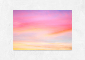 Pink Sunset Natural Vinyl Photography Backdrops