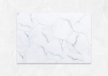 Vinyl Backdrops Vinyl Photography Backdrops White Marble Hexagon Tile Vinyl Photography Backdrops
