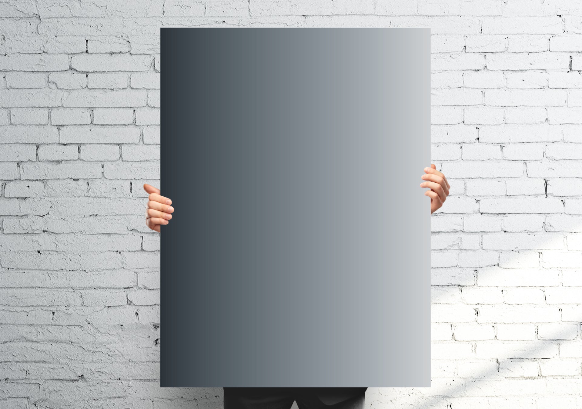Blue Grey Gradient Vinyl Photography Backdrops