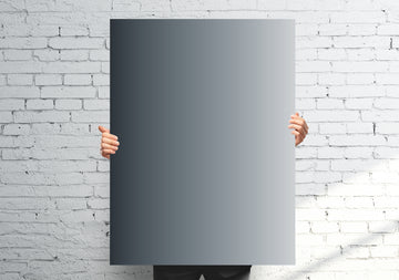 Blue Grey Gradient Vinyl Photography Backdrops
