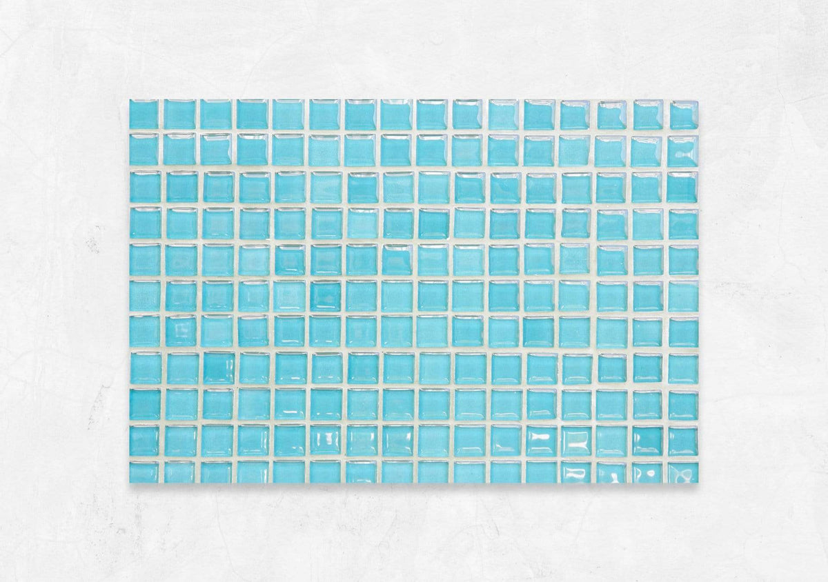 Blue Mini Tile Vinyl Photography Backdrops