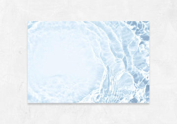 Crystal Clear Blue Water Vinyl Photography Backdrops