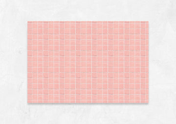 Pink Square Tile Small Vinyl Photography Backdrops