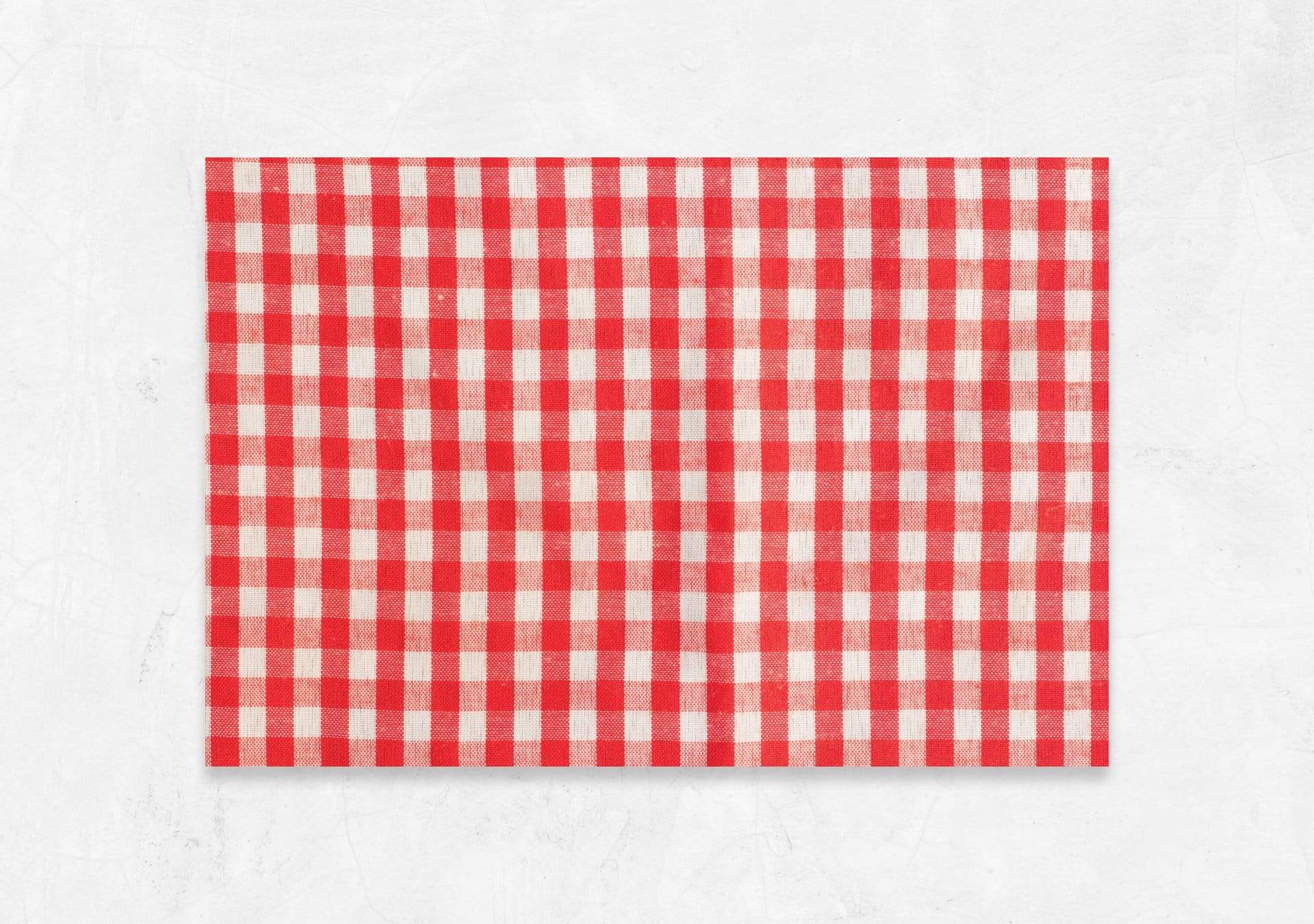 Red & White Picnic Rug Material Vinyl Photography Backdrops